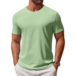 image:imageCOOFANDY Mens T Shirt Short Sleeve Crew Neck TShirt Casual Summer Classic Basic Tee ShirtsLight Green