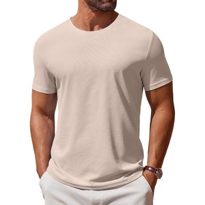 image:imageCOOFANDY Mens T Shirt Short Sleeve Crew Neck TShirt Casual Summer Classic Basic Tee ShirtsLight Khaki