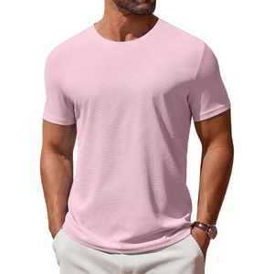 image:imageCOOFANDY Mens T Shirt Short Sleeve Crew Neck TShirt Casual Summer Classic Basic Tee ShirtsLight Pink