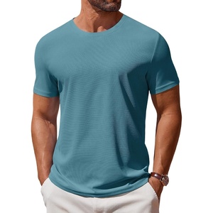image:imageCOOFANDY Mens T Shirt Short Sleeve Crew Neck TShirt Casual Summer Classic Basic Tee ShirtsPeacock Blue