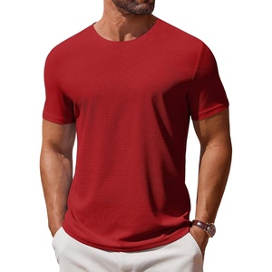 image:imageCOOFANDY Mens T Shirt Short Sleeve Crew Neck TShirt Casual Summer Classic Basic Tee ShirtsRed