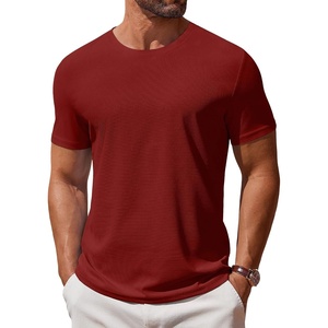 image:imageCOOFANDY Mens T Shirt Short Sleeve Crew Neck TShirt Casual Summer Classic Basic Tee ShirtsWine Red