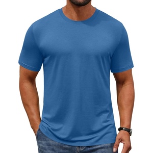 image:imageCOOFANDY Mens TShirts Short Sleeve Crew Neck T Shirts Casual Classic Basic Tee ShirtsDenim Blue