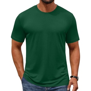 image:imageCOOFANDY Mens TShirts Short Sleeve Crew Neck T Shirts Casual Classic Basic Tee ShirtsGreen
