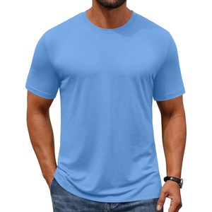 image:imageCOOFANDY Mens TShirts Short Sleeve Crew Neck T Shirts Casual Classic Basic Tee ShirtsLight Blue