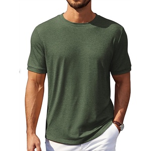 image:imageCOOFANDY Mens TShirts Summer Crew Neck Casual T Shirts Plain Short Sleeve Shirts Basic TeesArmy Green