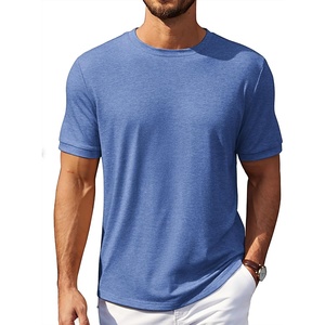 image:imageCOOFANDY Mens TShirts Summer Crew Neck Casual T Shirts Plain Short Sleeve Shirts Basic TeesBlue