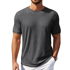 image:imageCOOFANDY Mens TShirts Summer Crew Neck Casual T Shirts Plain Short Sleeve Shirts Basic TeesDark Gray