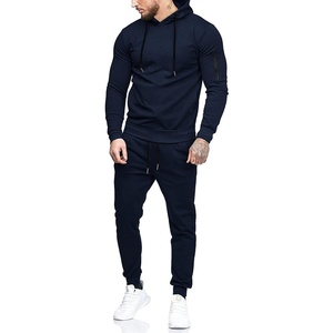 image:imageCOOFANDY Mens Tracksuit 2 Piece Hooded Athletic Sweatsuits Casual Running Jogging Sport Suit SetsNavy Blue