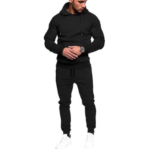 image:imageCOOFANDY Mens Tracksuit 2 Piece Hoodie Sweatsuit Sets Casual Jogging Athletic SuitsBlack