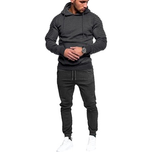 image:imageCOOFANDY Mens Tracksuit 2 Piece Hoodie Sweatsuit Sets Casual Jogging Athletic SuitsDark Gray