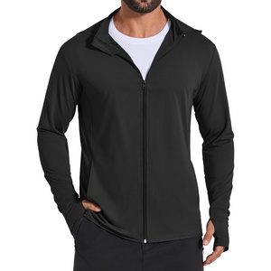 image:imageCOOFANDY Mens UPF 50 Sun Protection Lightweight Full Zip Hoodie Jacket Long Sleeve Fishing Hiking Performance ShirtBlack