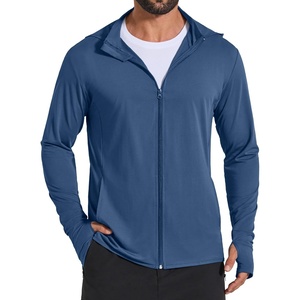 image:imageCOOFANDY Mens UPF 50 Sun Protection Lightweight Full Zip Hoodie Jacket Long Sleeve Fishing Hiking Performance ShirtNavy Blue