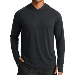 image:imageCOOFANDY Mens UPF 50 Sun Shirt Long Sleeve Fishing Shirt UV Protection Hoodie Summer Running Hiking Hooded Rash GuardBlack