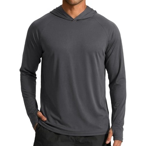 image:imageCOOFANDY Mens UPF 50 Sun Shirt Long Sleeve Fishing Shirt UV Protection Hoodie Summer Running Hiking Hooded Rash GuardDark Gray