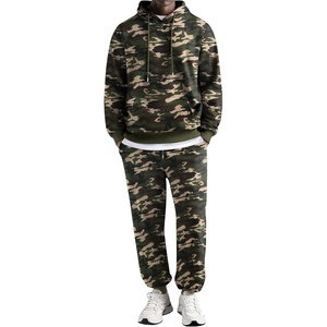 image:imageCOOFANDY Sweatsuits for Men 2 Piece Tracksuit Casual Athletic Jogging Suit Hooded SetCamo