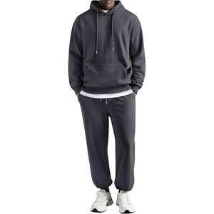 image:imageCOOFANDY Sweatsuits for Men 2 Piece Tracksuit Casual Athletic Jogging Suit Hooded SetDark Grey