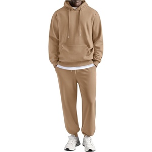 image:imageCOOFANDY Sweatsuits for Men 2 Piece Tracksuit Casual Athletic Jogging Suit Hooded SetKhaki