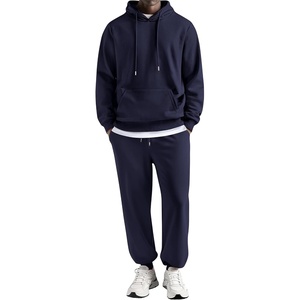 image:imageCOOFANDY Sweatsuits for Men 2 Piece Tracksuit Casual Athletic Jogging Suit Hooded SetNavy Blue