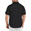 image:imageCOOFANDY Big amp Tall Shirts for Men Short Sleeve Button Down Casual Dress ShirtsBlack