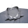 image:imageCOOFANDY Big amp Tall Shirts for Men Short Sleeve Button Down Casual Dress ShirtsGrey Blacksquare