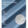 image:imageCOOFANDY Big amp Tall Shirts for Men Short Sleeve Button Down Casual Dress ShirtsGrey Blue