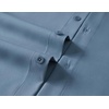 image:imageCOOFANDY Big amp Tall Shirts for Men Short Sleeve Button Down Casual Dress ShirtsGrey Blue