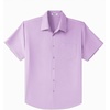 image:imageCOOFANDY Big amp Tall Shirts for Men Short Sleeve Button Down Casual Dress ShirtsLilac