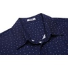 image:imageCOOFANDY Big amp Tall Shirts for Men Short Sleeve Button Down Casual Dress ShirtsNavy  Anchor Pattern