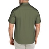image:imageCOOFANDY Big amp Tall Shirts for Men Short Sleeve Button Down Casual Dress ShirtsOlive Green