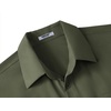 image:imageCOOFANDY Big amp Tall Shirts for Men Short Sleeve Button Down Casual Dress ShirtsOlive Green