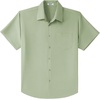 image:imageCOOFANDY Big amp Tall Shirts for Men Short Sleeve Button Down Casual Dress ShirtsSage Green