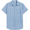 image:imageCOOFANDY Big amp Tall Shirts for Men Short Sleeve Button Down Casual Dress ShirtsWhite  Diamond Pattern