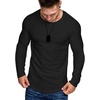 image:imageCOOFANDY Men 2 Pack Muscle Fitted T Shirt Gym Workout Athletic Long Sleeves TeeBlackLight Army Green
