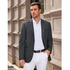 image:imageCOOFANDY Men Casual Blazer Sport Coats Slim Fit Lightweight Business Two Button Suit JacketsDark Grey