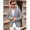 image:imageCOOFANDY Men Casual Blazer Sport Coats Slim Fit Lightweight Business Two Button Suit JacketsLight Grey