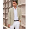 image:imageCOOFANDY Men Casual Blazer Sport Coats Slim Fit Lightweight Business Two Button Suit JacketsLight Khaki