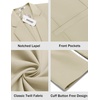 image:imageCOOFANDY Men Casual Blazer Sport Coats Slim Fit Lightweight Business Two Button Suit JacketsLight Khaki