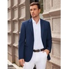 image:imageCOOFANDY Men Casual Blazer Sport Coats Slim Fit Lightweight Business Two Button Suit JacketsNavy Blue