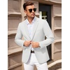 image:imageCOOFANDY Men Casual Blazer Sport Coats Slim Fit Lightweight Business Two Button Suit JacketsWhite