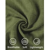 image:imageCOOFANDY Men Short Sleeve Button Down Shirts Summer Linen Textured Shirt Casual Beach Tops with PocketOlive Green