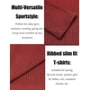 image:imageCOOFANDY Mens 2 Pack Muscle TShirt Stretch Long Sleeve Gym Workout Bodybuilding Training Tee Shirts Casual Hipster TopsBlackRed