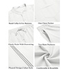image:imageCOOFANDY Mens 2 Piece Cotton Sets Casual Long Sleeve Cuban Henley Shirt and Loose Pants Set Beach Vacation OutfitsAll White