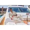 image:imageCOOFANDY Mens 2 Piece Cotton Sets Casual Long Sleeve Cuban Henley Shirt and Loose Pants Set Beach Vacation OutfitsBeige