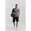 image:imageCOOFANDY Mens 3 Pack Workout T Shirts Short Sleeve Gym Bodybuilding Muscle Shirt Base Layer Fitness Tee TopsNblackDark GreyLight Grey