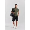 image:imageCOOFANDY Mens 3 Pack Workout T Shirts Short Sleeve Gym Bodybuilding Muscle Shirt Base Layer Fitness Tee TopsNblackNavy BlueArmy Green