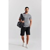 image:imageCOOFANDY Mens 3 Pack Workout T Shirts Short Sleeve Gym Bodybuilding Muscle Shirt Base Layer Fitness Tee TopsNblackWhiteLight Grey