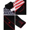 image:imageCOOFANDY Mens American Flag Button Down Shirts Western Cowboy Shirt Slim Fit Patriotic Long Sleeve ShirtBlack