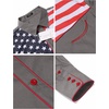 image:imageCOOFANDY Mens American Flag Button Down Shirts Western Cowboy Shirt Slim Fit Patriotic Long Sleeve ShirtGrey