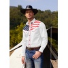 image:imageCOOFANDY Mens American Flag Button Down Shirts Western Cowboy Shirt Slim Fit Patriotic Long Sleeve ShirtWhite
